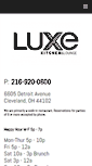 Mobile Screenshot of luxecleveland.com
